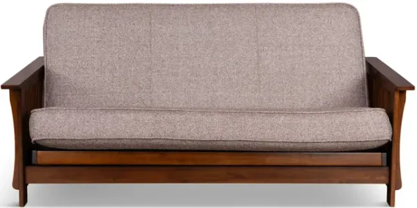 Baxter Mission Futon With Natural Beauty Taupestone Cover