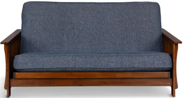Baxter Mission Futon With Taber Indigo Cover