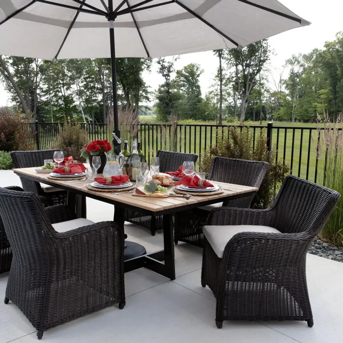 Cebu II And Java 7 Piece Patio Dining Set