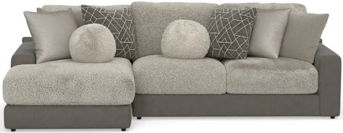 Kayla 2 Piece Modular Sectional - Umber