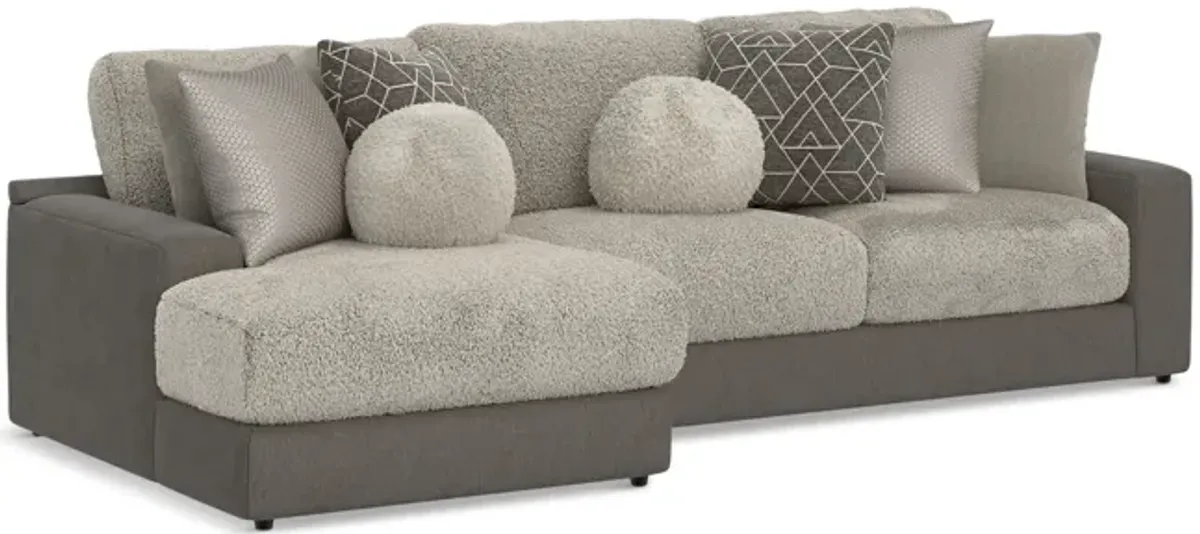 Kayla 2 Piece Modular Sectional - Umber