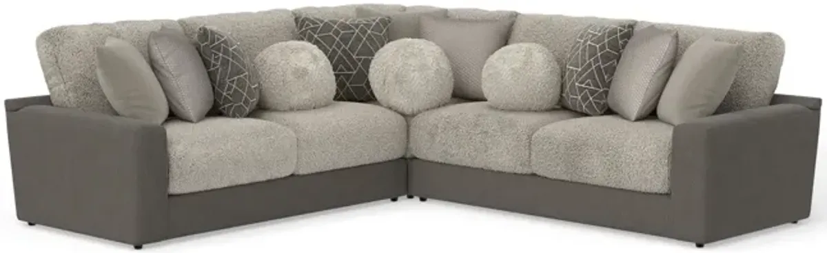 Kayla 3 Piece Modular Sectional - Umber