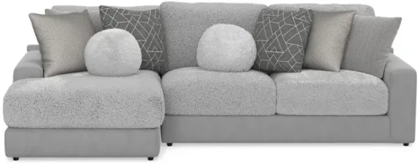 Kayla 2 Piece Modular Sectional - Platinum 