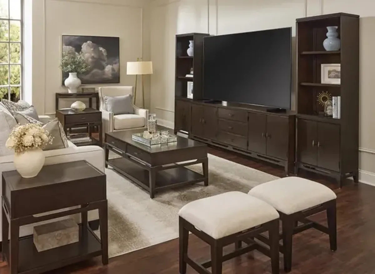 Sutton Entertainment Wall With 85  Media Console