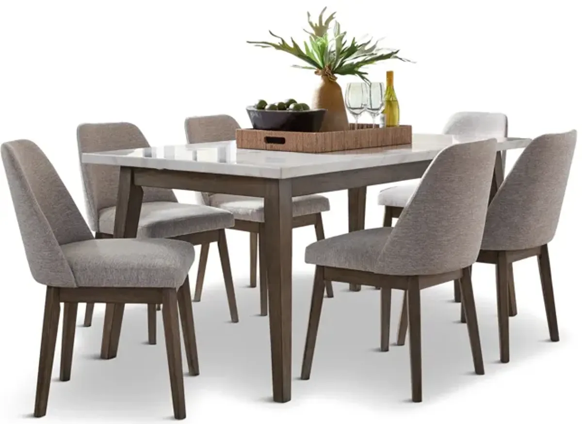 Jasper Dining Table With 6 Chairs