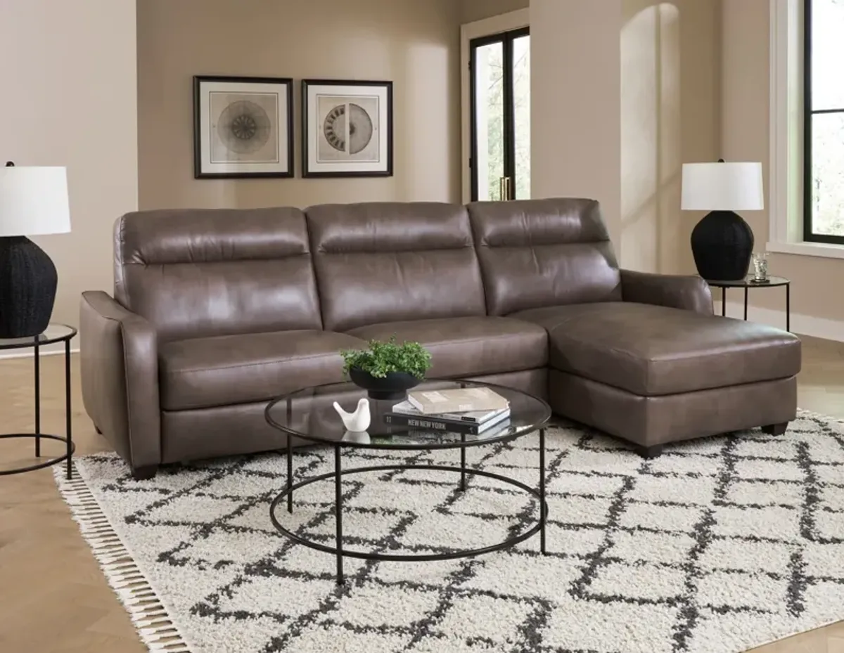 Dakota Sofa With Storage Chaise And XL Queen Sleeper 