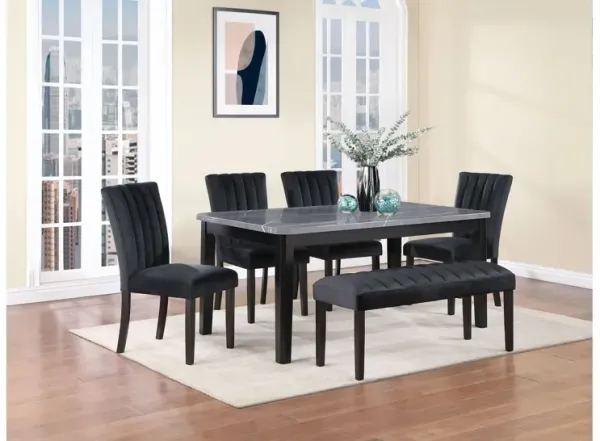 Wanda Dining Table With 4 Chairs And Bench