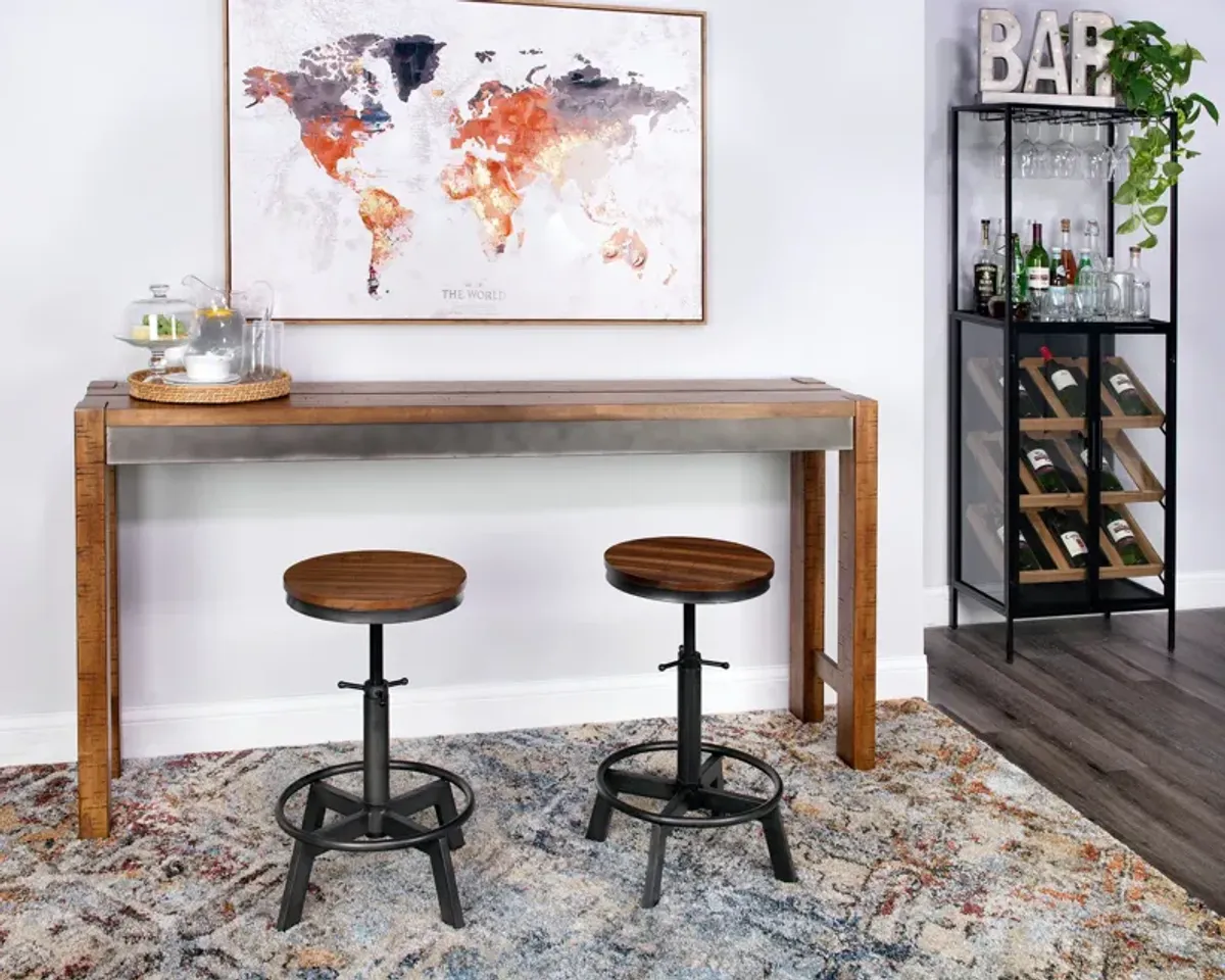 Torjin Sofa Bar Table With 2 Stools