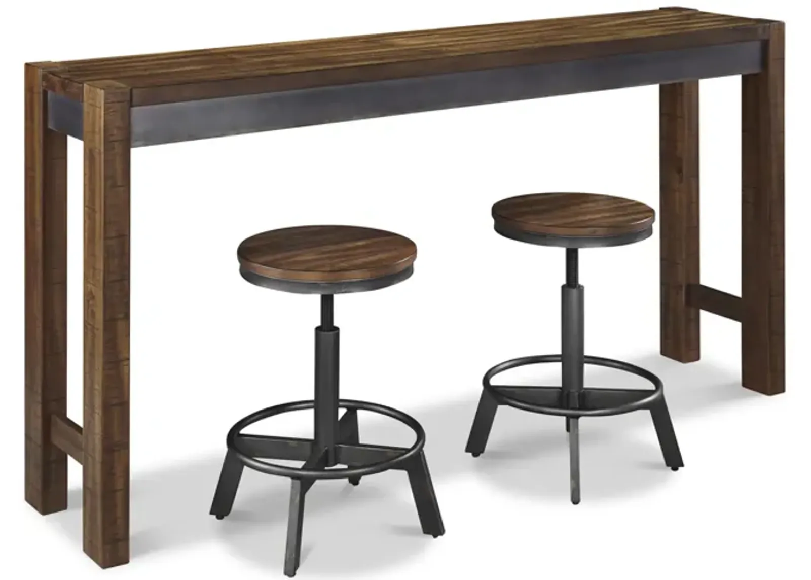 Torjin Sofa Bar Table With 2 Stools