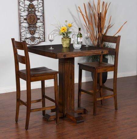 Tuscany Table With 2 Counter Stools