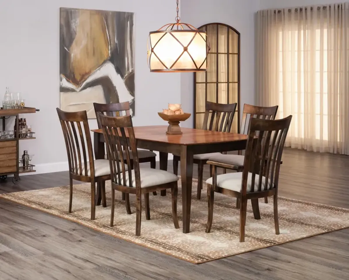 Dominique Table With 4 Side Chairs And 2 Arm Chairs