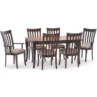 Dominique Table With 4 Side Chairs And 2 Arm Chairs