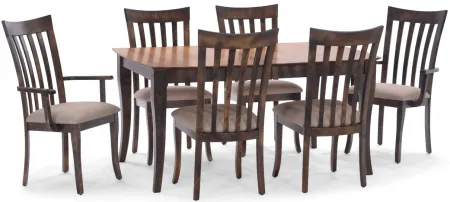 Dominique Table With 4 Side Chairs And 2 Arm Chairs