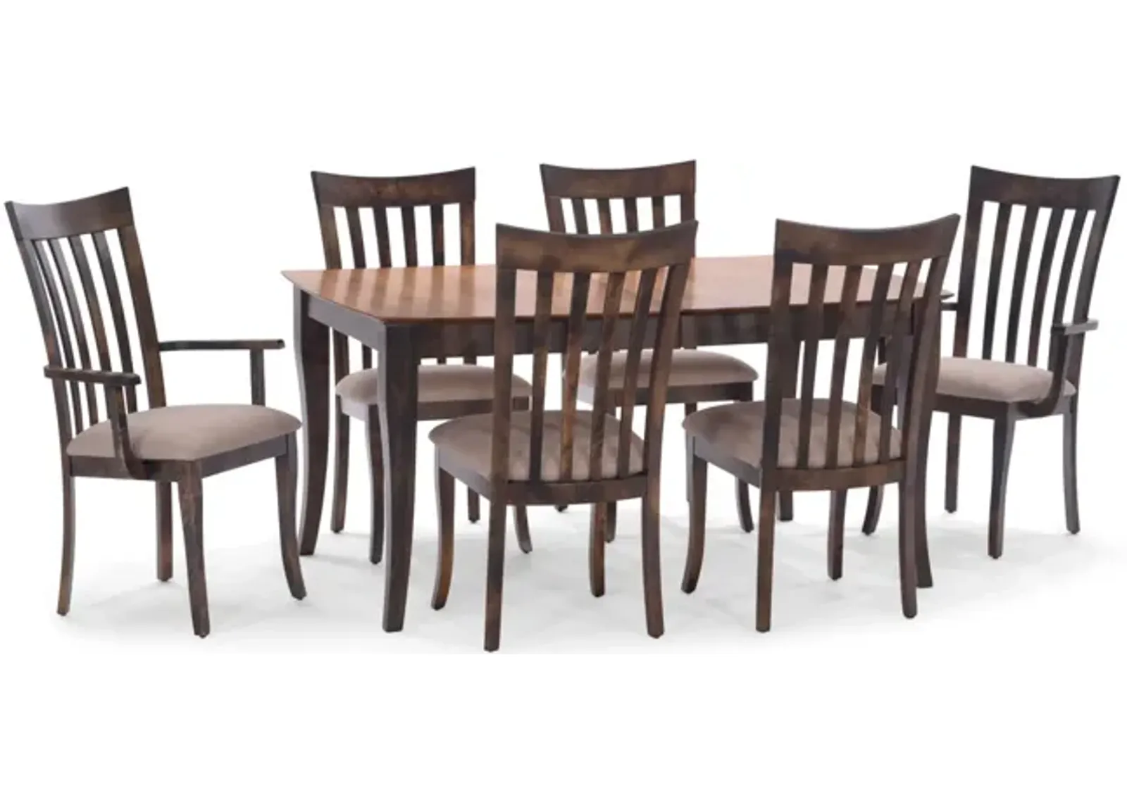 Dominique Table With 4 Side Chairs And 2 Arm Chairs