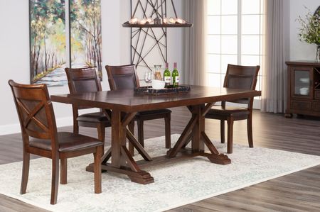 Woodsman Table With 4 Side Chairs