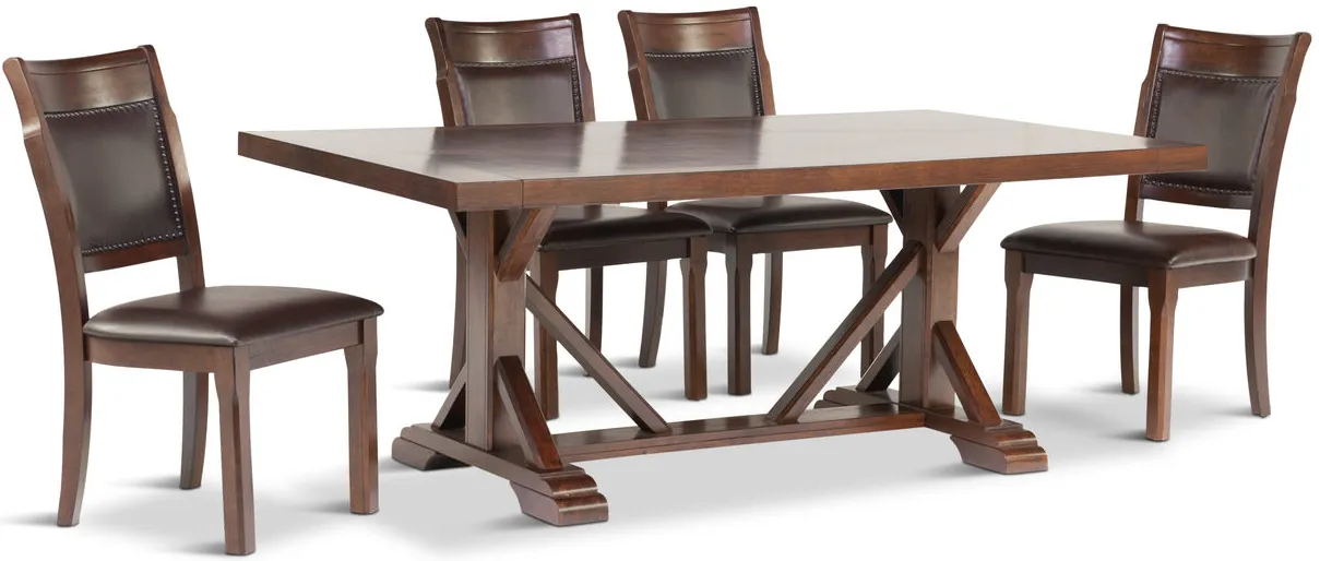 Woodsman Table With 4 Side Chairs