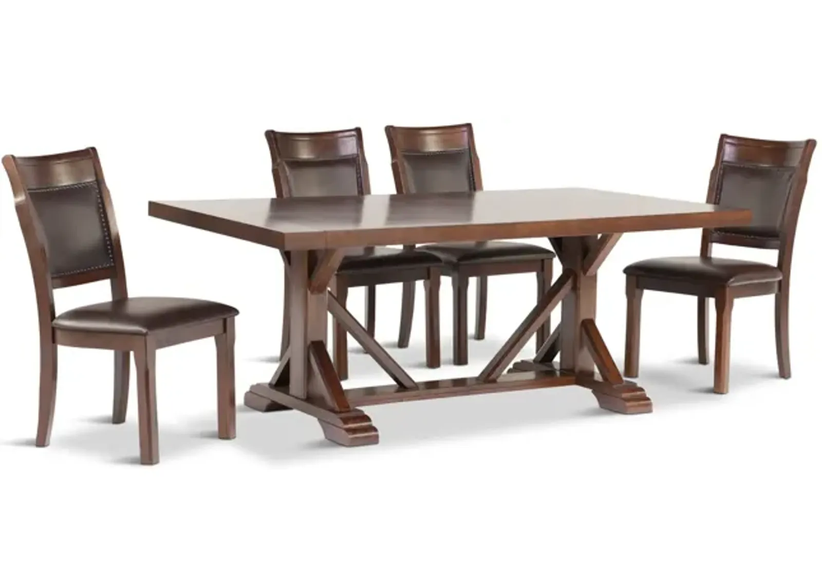 Woodsman Table With 4 Side Chairs