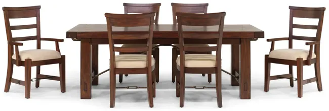 Tuscany Extension Table With 4 Side Chairs And 2 Arm Chairs