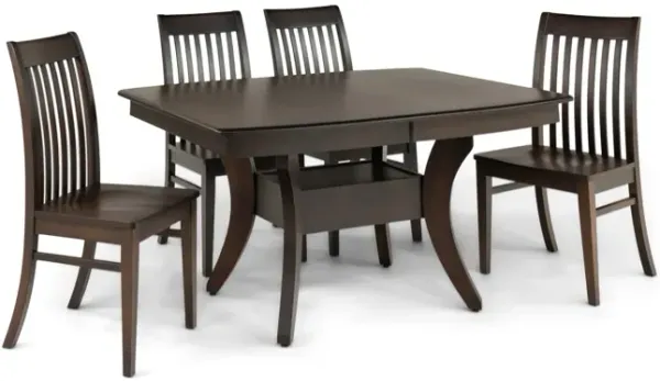 Covina Table And 4 Hadley Side Chairs
