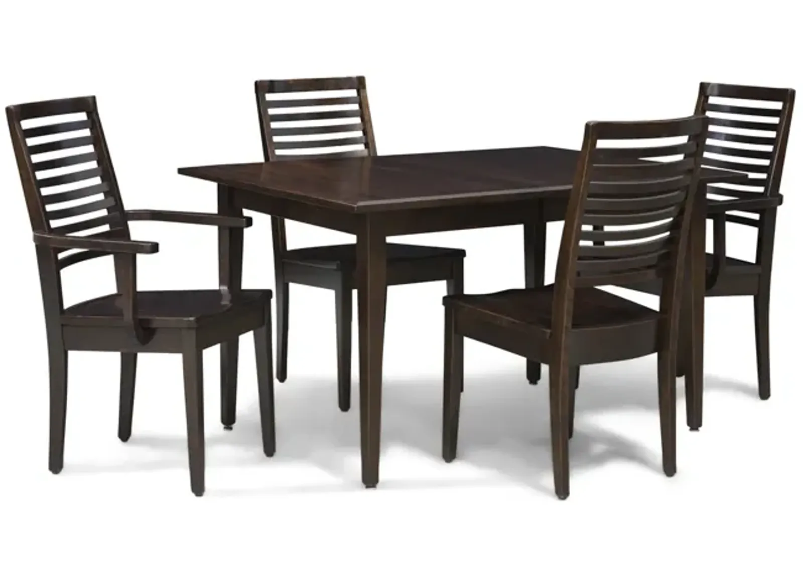 Casual Comfort Leg Table With 4 Side Chairs And 2 Arm Chairs