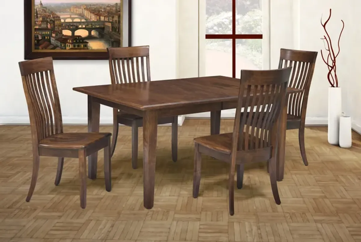 Portland Leg Table With 4 Chairs