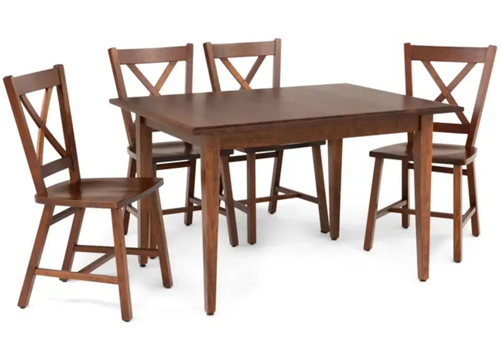 Eagle Mountain Dining Table And 4 X Back Chairs - Cherry