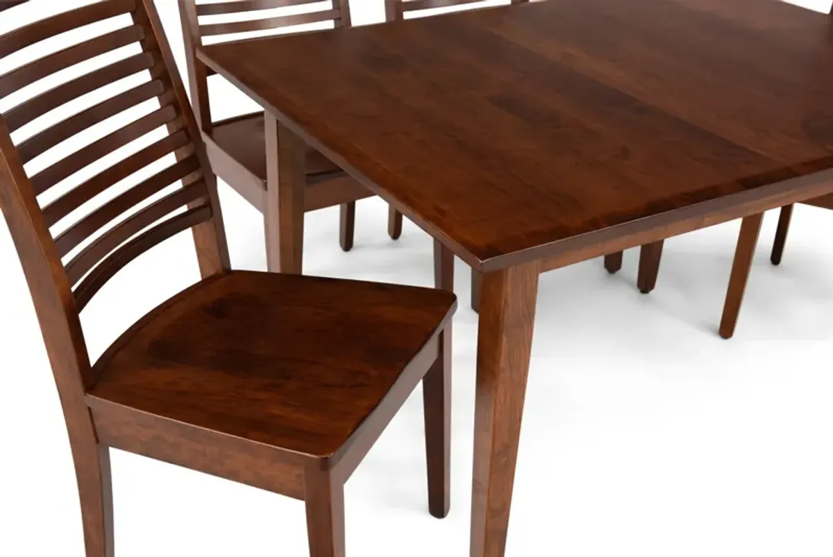 Eagle Mountain Dining Table And 4 Ladderback Chairs - Cherry