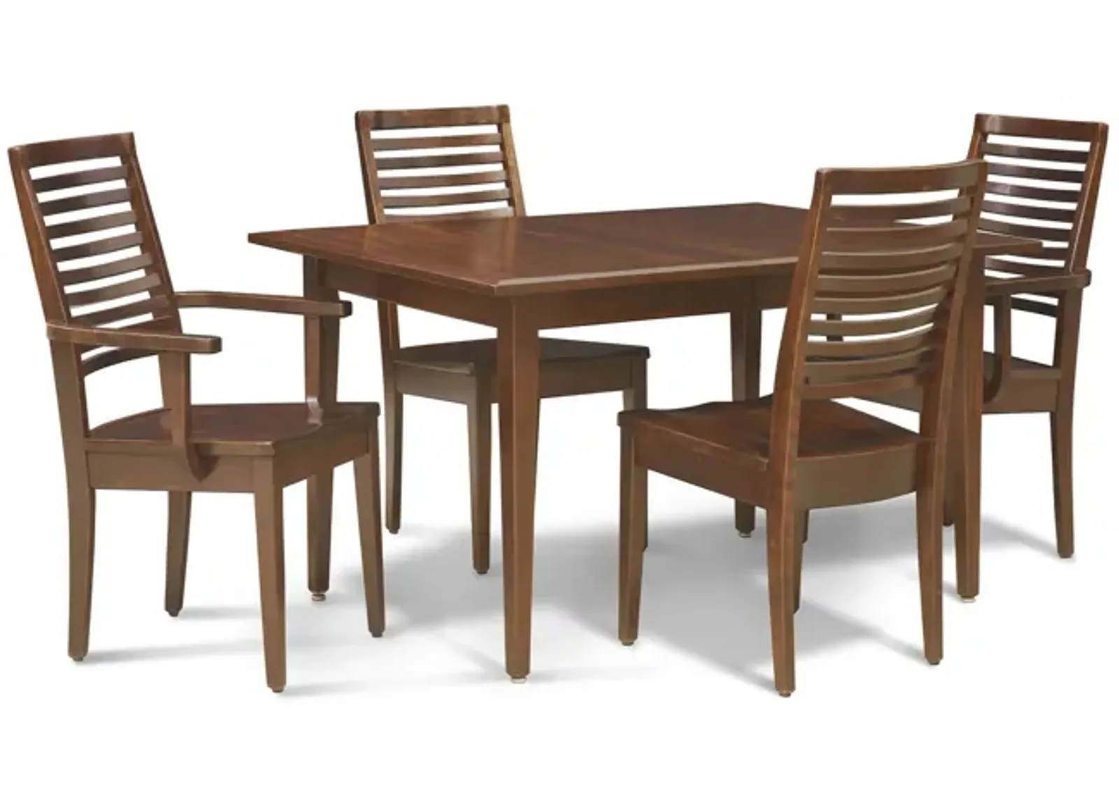 Eagle Mountain Dining Table And 4 Ladderback Chairs - Cherry