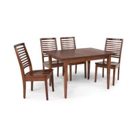 Eagle Mountain Dining Table And 4 Ladderback Chairs - Cherry