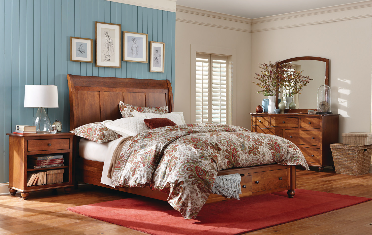 Covington Queen Storage Bed