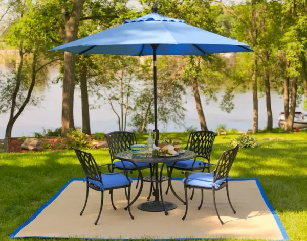 Bellmore 5 Piece Patio Dining Set