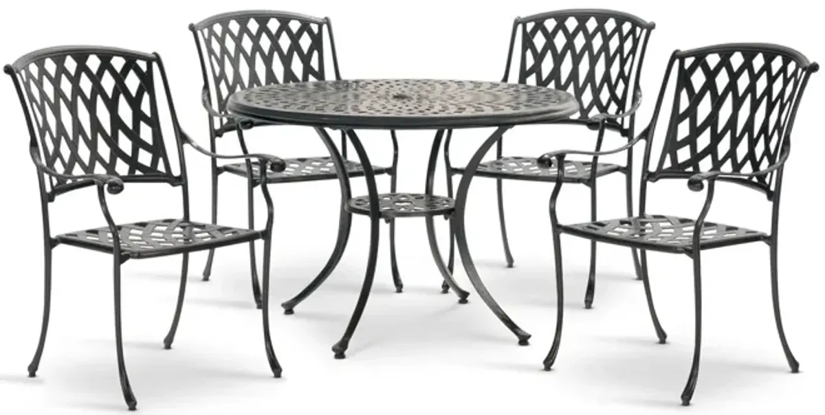 Bellmore 5 Piece Patio Dining Set