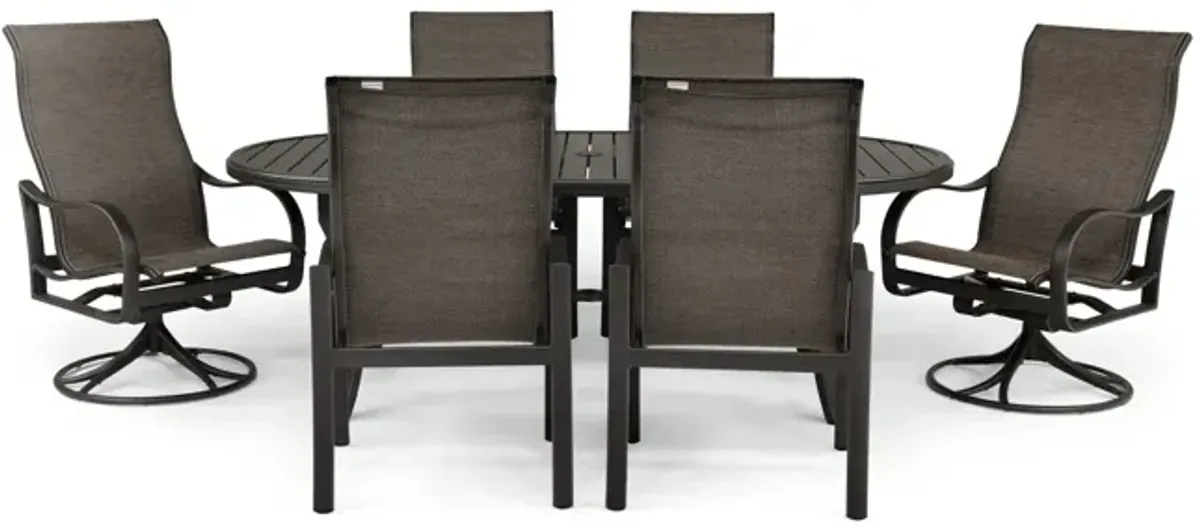 Shoreline 7 Piece Patio Set - Graphite