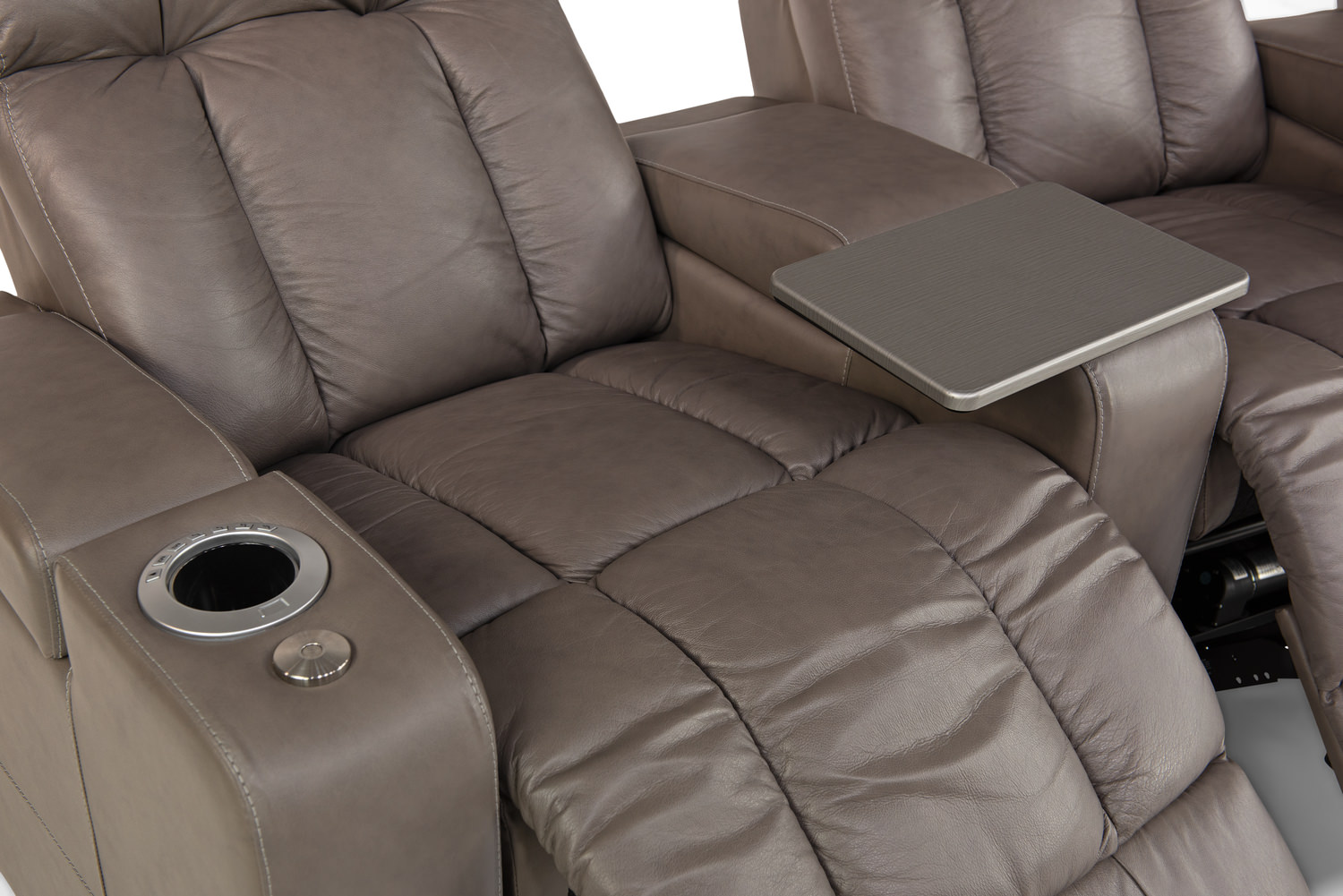 Ovation 3 Piece Leather Power Reclining Home Theater