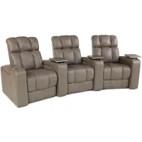 Ovation 3 Piece Leather Power Reclining Home Theater