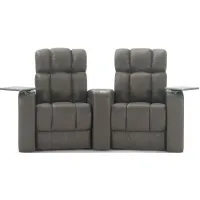 Ovation 2 Piece Leather Power Reclining Home Theater