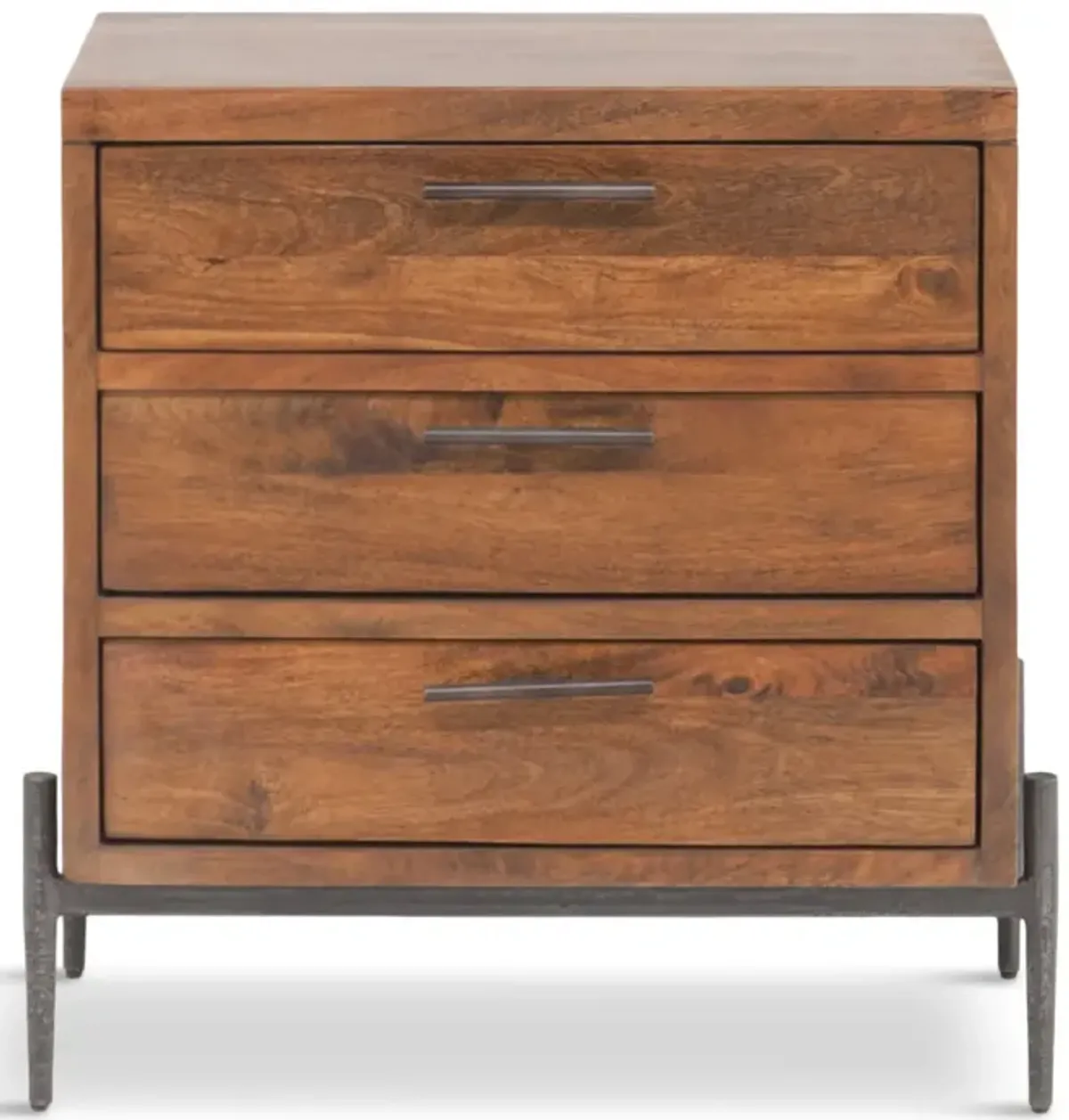 Parklane 3 Drawer Nightstand - Amber