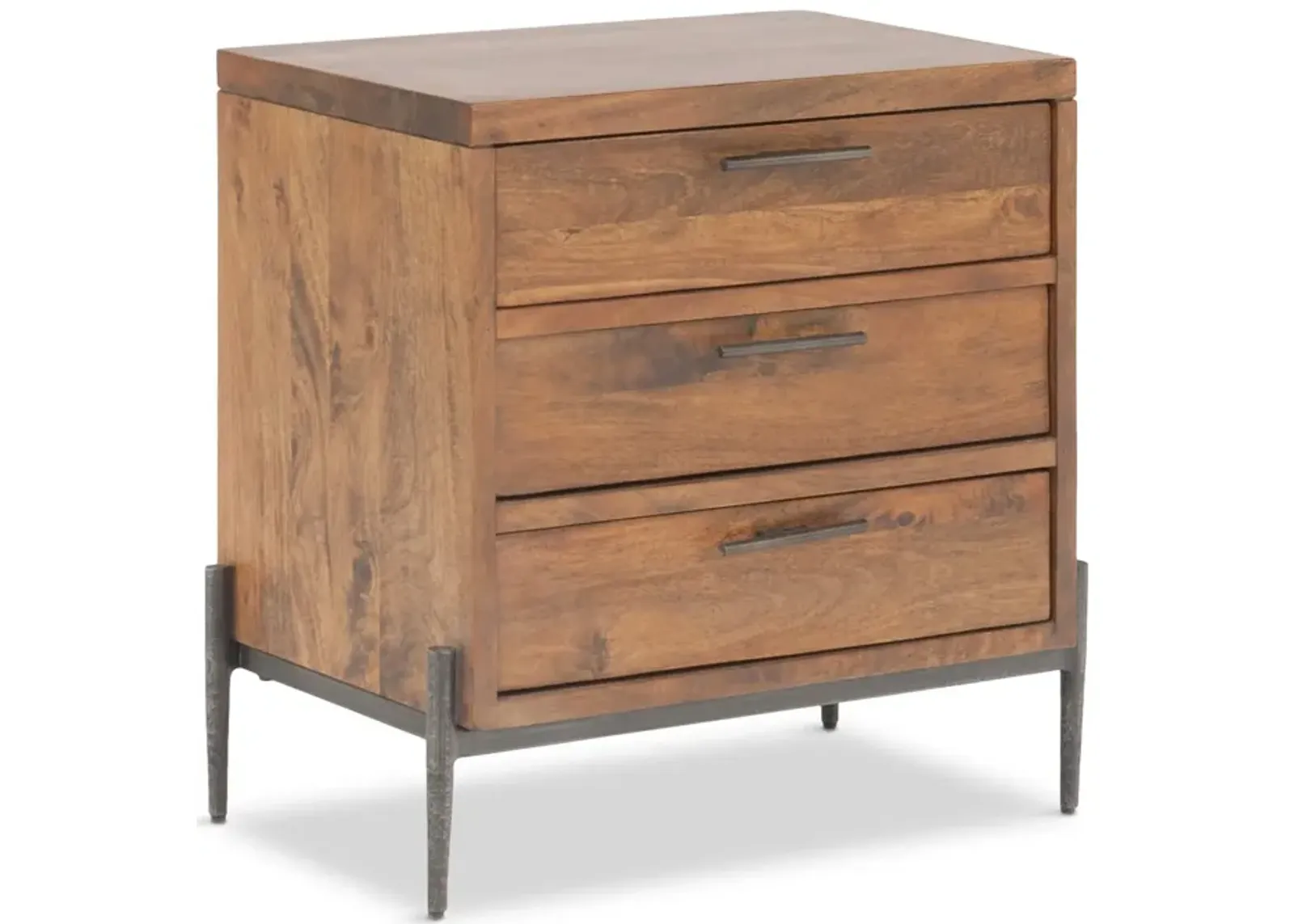 Parklane 3 Drawer Nightstand - Amber