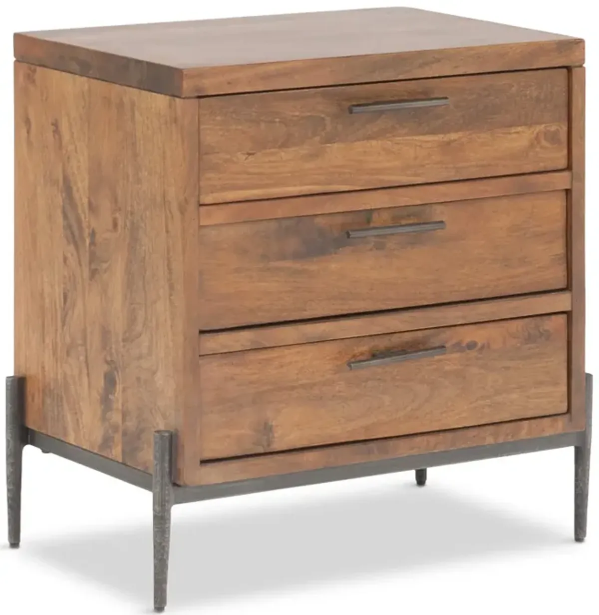 Parklane 3 Drawer Nightstand - Amber