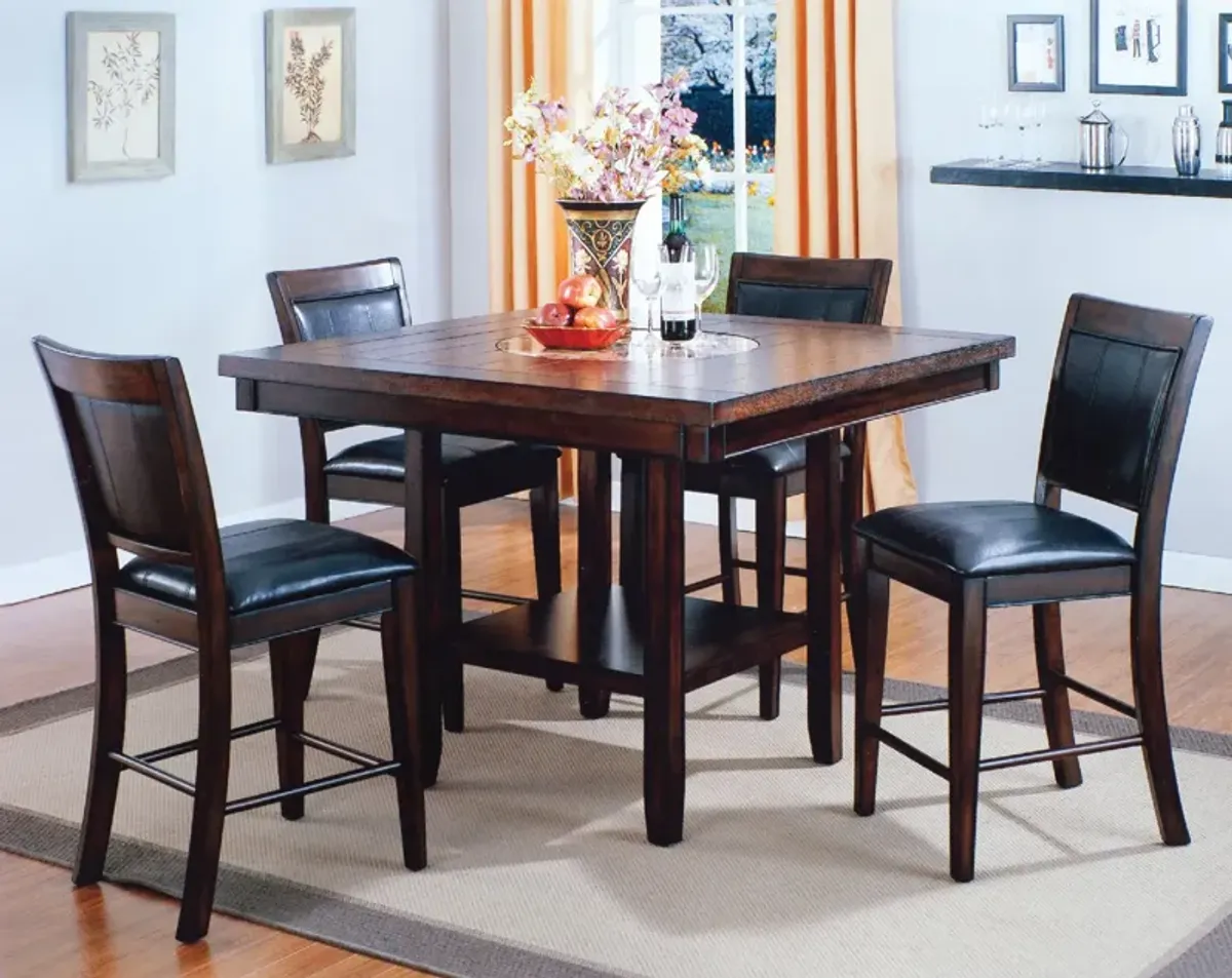 Nulton Counter Table With 4 Counter Stools