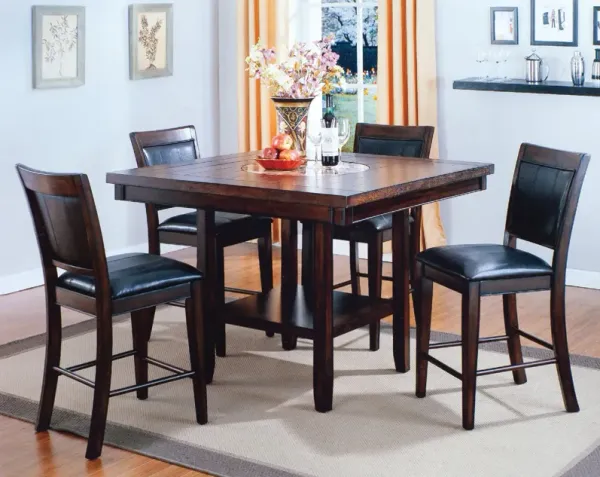 Nulton Counter Table With 4 Counter Stools