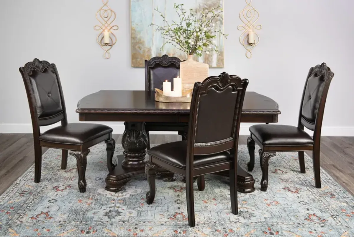 Lasalle Formal Table With 4 Side Chairs And 2 Arm Chairs