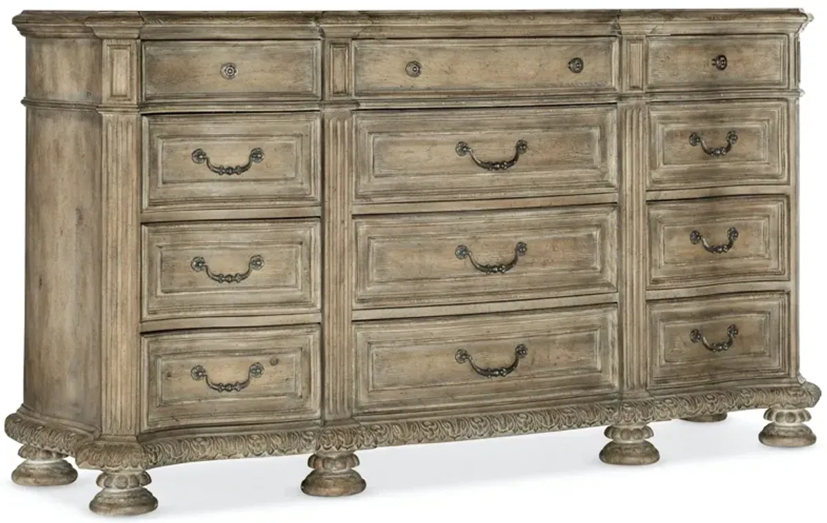 Hooker Furniture Castella Twelve Drawer Dresser