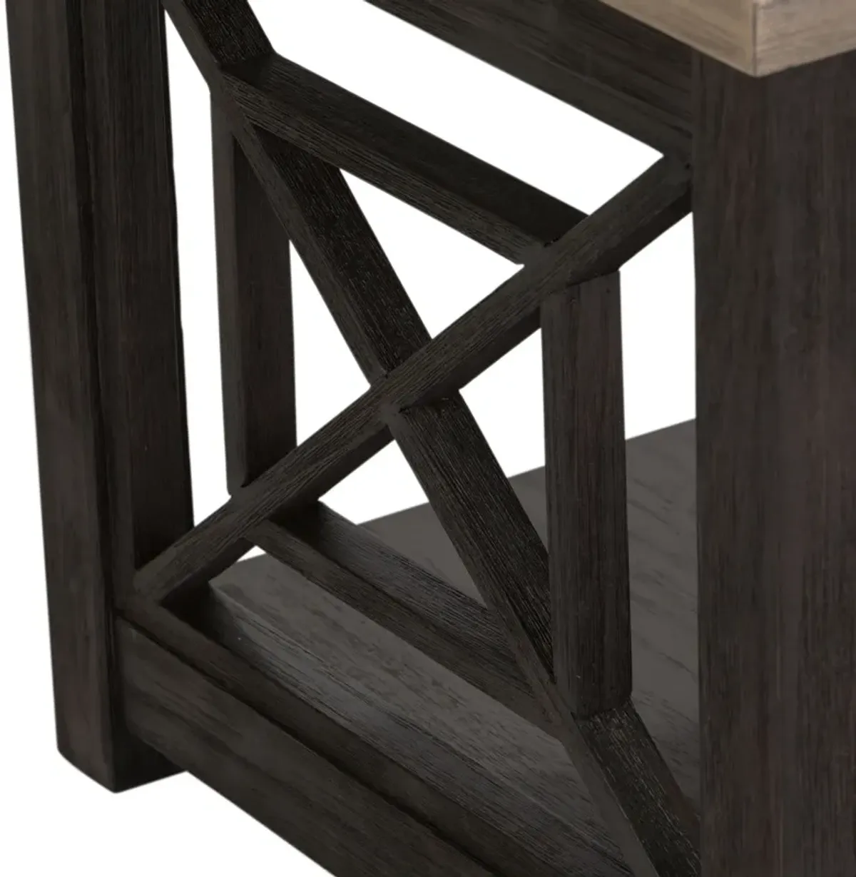 Liberty Furniture Heatherbrook Two-Tone End Table