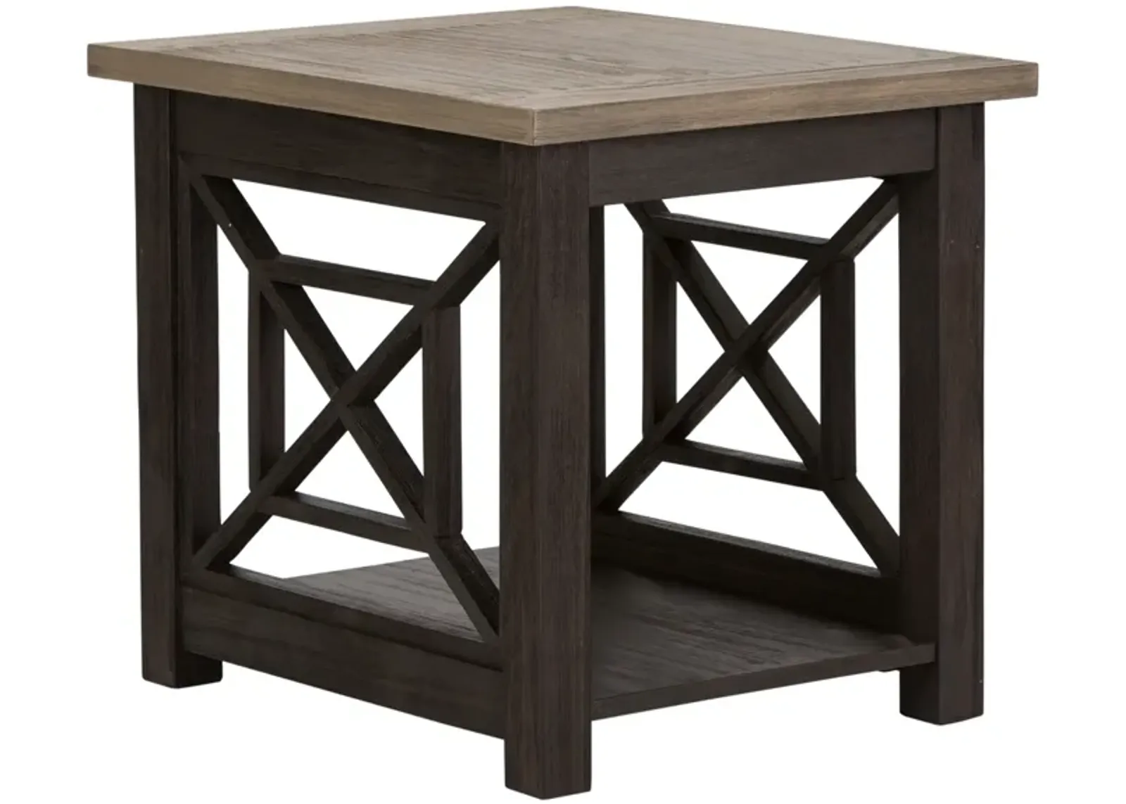 Liberty Furniture Heatherbrook Two-Tone End Table