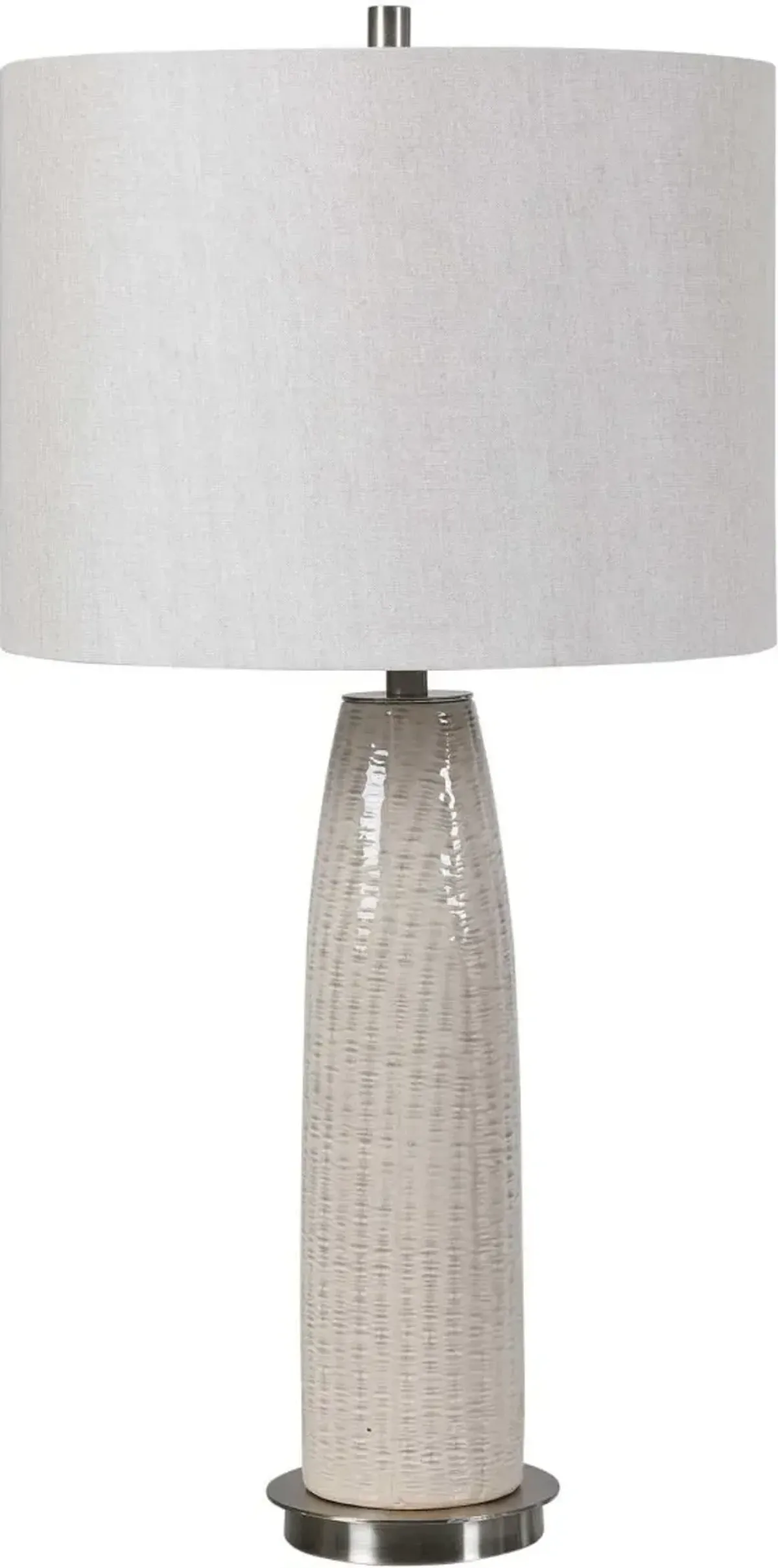 Uttermost Delgado Distressed Light Gray Table Lamp