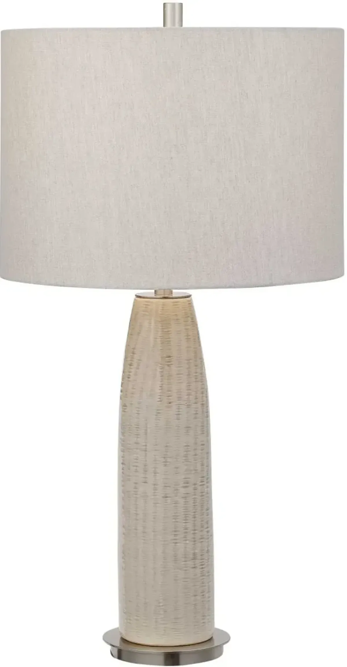 Uttermost Delgado Distressed Light Gray Table Lamp