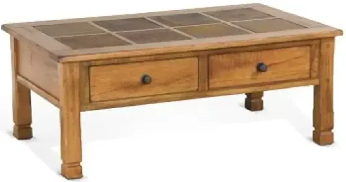 Sunny Designs Sedona Rustic Oak Coffee Table