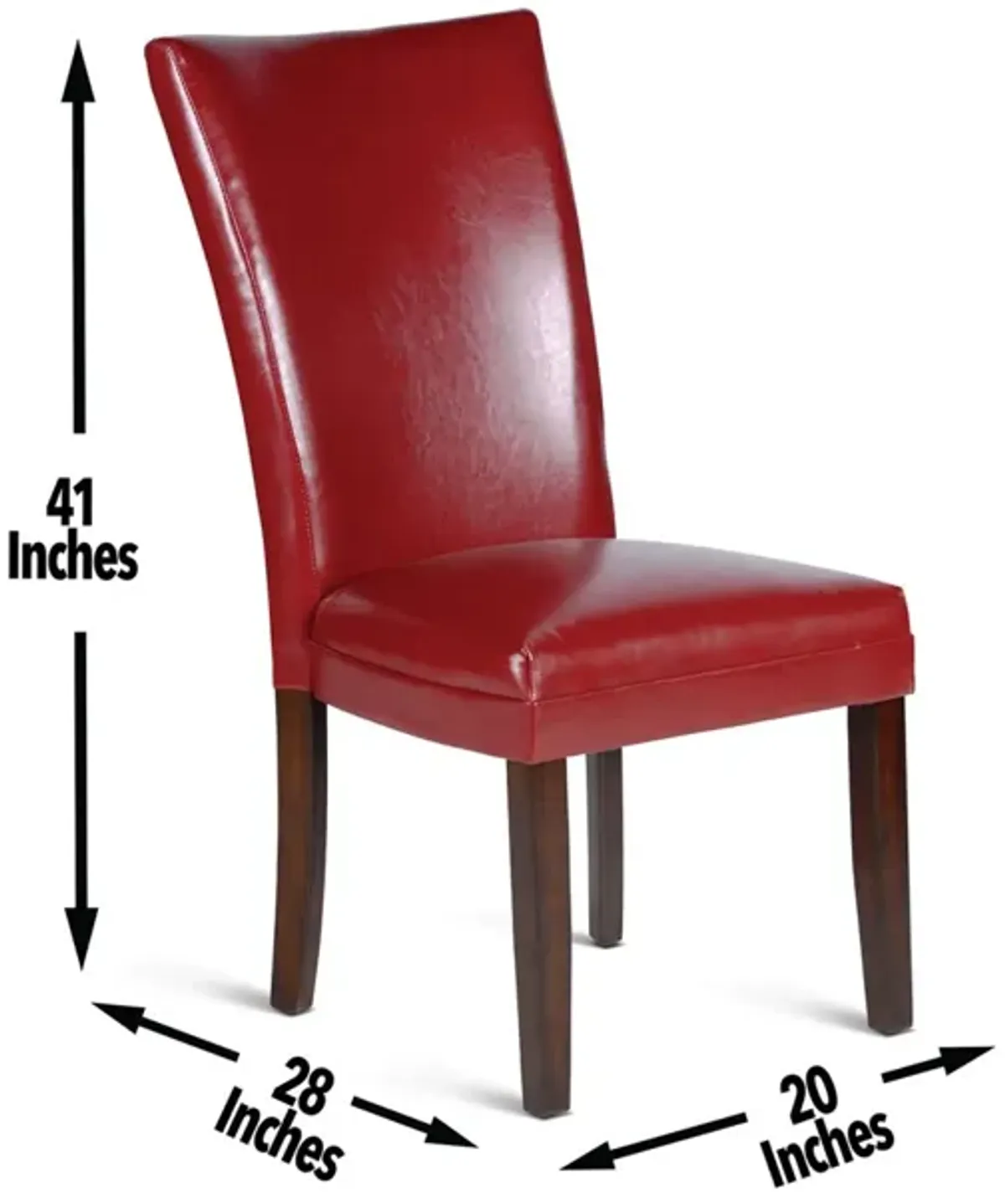 Steve Silver Hartford Red Side Chair