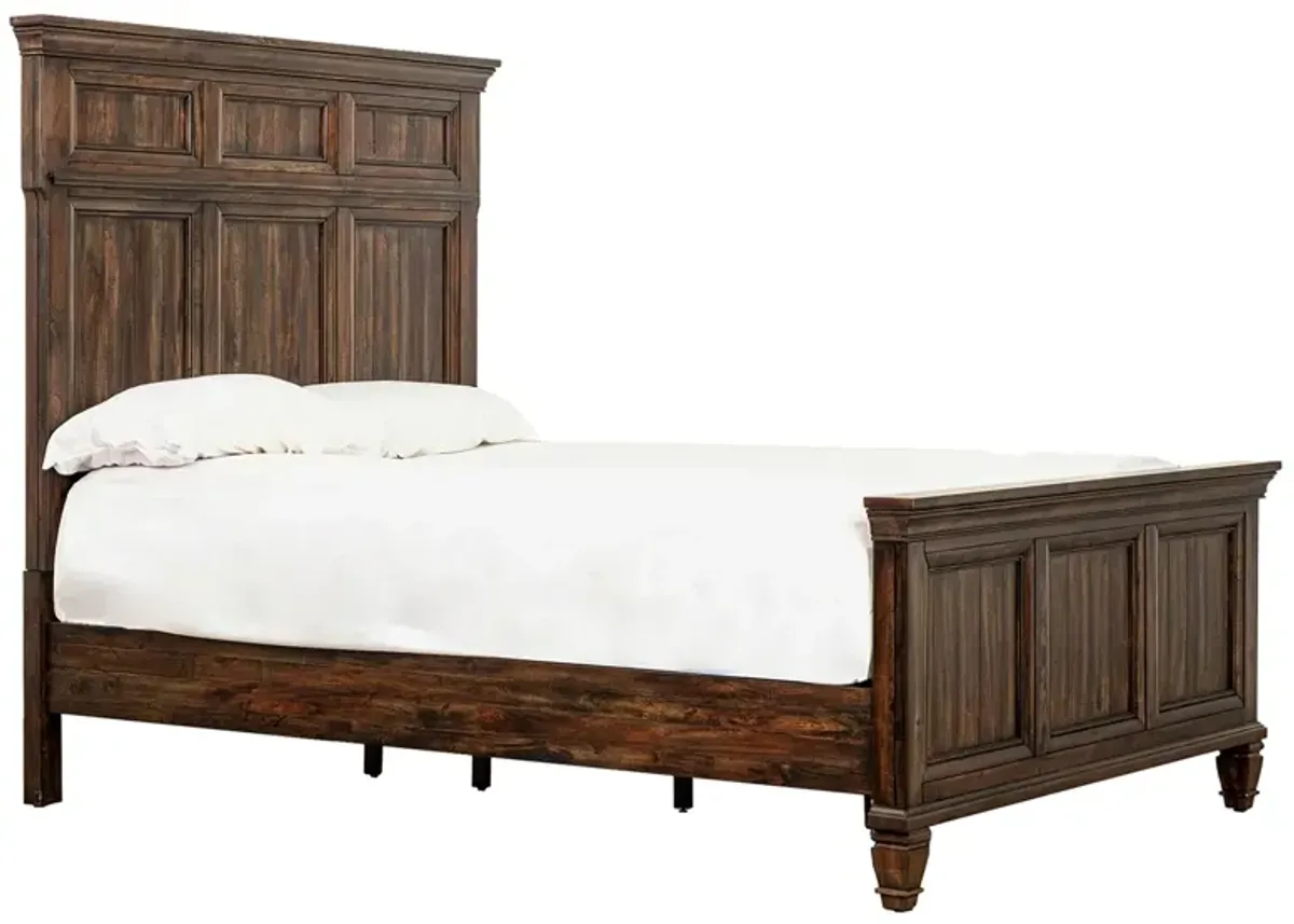 Coaster Avenue Wood California King Panel Bed Weathered Brown